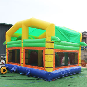 Château gonflable à rebond d'eau pour enfants, thème <span class=keywords><strong>du</strong></span> <span class=keywords><strong>monde</strong></span> de la Jungle, nouvelle collection - Product Image 5