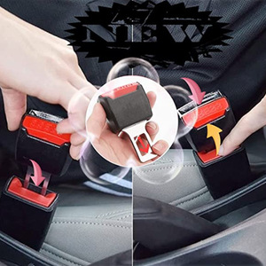Universal Car Seat Belt <b>Extender</b> <b>Plug</b> Buckle 3 Point Short Extension Tool AS Material - Product Image 1