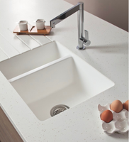 Top Qualité Fabriqué En Chine Vente Chaude Solide Surface Plomberie Lavabo À Main Pour La Cuisine