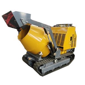 Mini bétonnière sur chenilles, camion malaxeur à béton, prix de la bétonnière - Product Image 3