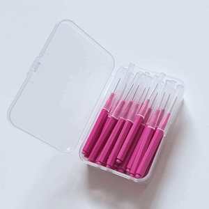 Brosse interdentaire personnalisée de type I, à poils en nylon plus doux, manche en plastique, pour adultes, usage orthodontique, nettoyage des dents - Product Image 6