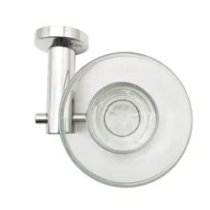 Portasapone da bagno in acciaio inossidabile 304 portasapone da bagno in vetro con supporto in metallo