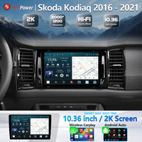 Autoradio redpower HI-FI pour Skoda Kodiaq 2016 - 2021 10.36 pouces 2k écran Android lecteur DVD de voiture 2din DSP Carplay Audio Video