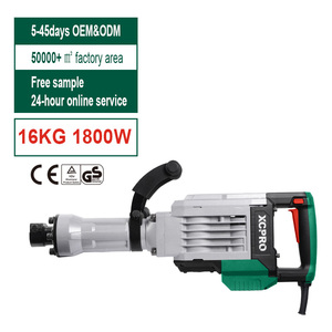 Martillo <span class=keywords><strong>Demoledor</strong></span> Eléctrico Industrial de 1800W de Alta Resistencia, 65J de Fuerza de Impacto, Martillo <span class=keywords><strong>Demoledor</strong></span> de 16KG para Concreto, Asfalto y Roca - Product Image 1
