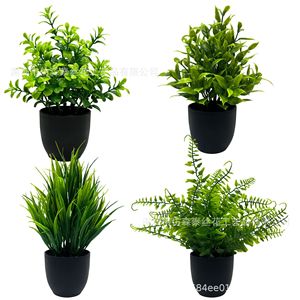 Plantas Artificiales Imitación Sentai en Maceta de 20cm, Decoración de Plástico para Interiores y Exteriores, Adorno Verde para Hogar y Oficina - Product Image 1