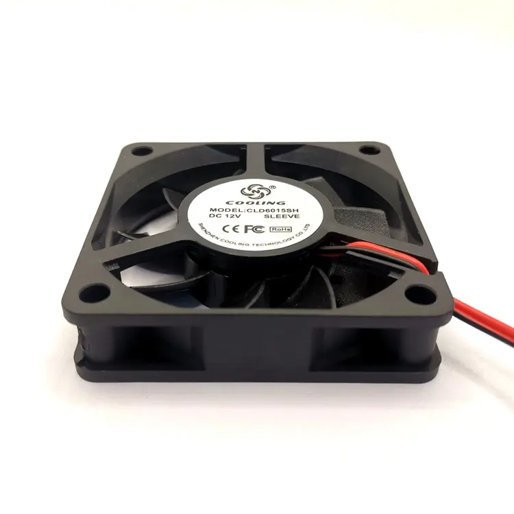 Ventilateur de refroidissement silencieux 60x60x15mm 6015 60mm 12v dc brushless fan