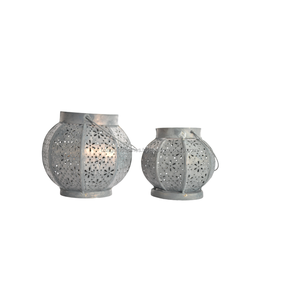 Lanterne de poignée en fer, grande taille, couverture ronde, en forme de feuille, suspendu, décoration de mariage, meilleure qualité, promo - Product Image 2