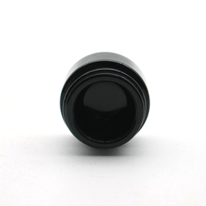 Petit pot en verre noir <span class=keywords><strong>de</strong></span> 5 g, boîte ronde, mini récipient cosmétique noir avec couvercles - Product Image 6