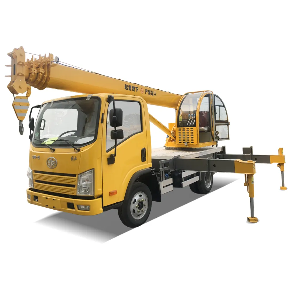 China Supply Hydraulische Mini Kraan Voor Vrachtwagen Mobiele Truck Kranen Machine Voor Koop 7 Ton 8 Ton 10 Ton 12 ton 16 Ton 20 Ton 25 Ton