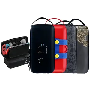 Housse de protection pour console Nintendo <span class=keywords><strong>Switch</strong></span> Oled, sac de rangement de grande capacité, pochette de transport à thème de jeu, étui de protection pour TV - Product Image 2