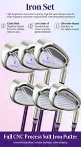YUEKE Offre Spéciale : Ensemble Complet de 11 Clubs de <span class=keywords><strong>Golf</strong></span> Personnalisés pour Femme (Putter, <span class=keywords><strong>Driver</strong></span>, Wedge, Fer, Bois) - Product Image 4
