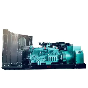 مجموعة ديزل مولد محرك 400 كيلو فولت 480kva 50HZ مولد ديزل مقاوم للصوت ومضاد للماء نوع هادئ مع ATS