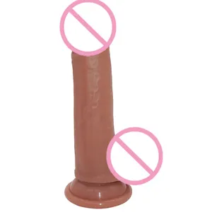 2023 Barato Novo Super Dupla Camada Líquido Silicone Dildo Grande Realista Adulto Ultra Macio Dildos Penis Brinquedos Sexuais Para Mulher Dildo