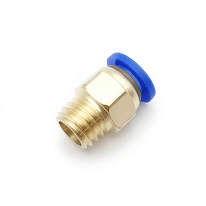 ข้อต่อลม YIIDNN สีฟ้า แบบ PC Union ตรง สำหรับท่อพลาสติก ข้อต่อแบบกด BSP เกลียวนอก ข้อต่อแบบ One Touch สำหรับท่อ 6 เดือน - Product Image 2