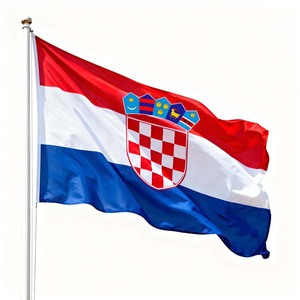 Customizable Eco-Friendly Durable France Polyester <b>Flag</b> Digital Printed Hand <b>Flag</b> Pennant Hanging Flying Rectangle Quick-Dry - Product Image 6