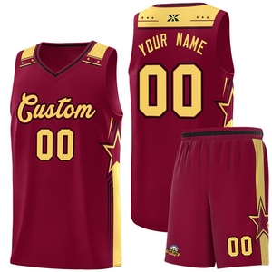 Tenue de basketball sur mesure - Ensemble complet avec design personnalisé, impression de numéros et logos d'équipe - Product Image 1