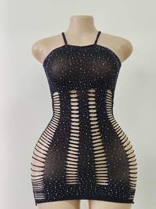 TZ57 para <span class=keywords><strong>Amazon</strong></span>, lencería brillante caliente para <span class=keywords><strong>mujer</strong></span>, falda, vestido <span class=keywords><strong>de</strong></span> malla, Bodystocking, ropa <span class=keywords><strong>de</strong></span> actuación para Ballet, traje <span class=keywords><strong>de</strong></span> baile exótico - Product Image 2