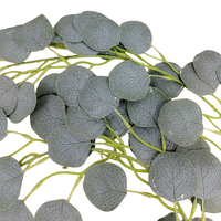 CHUANGFA-Feuilles artificielles décoratives pour jardin extérieur, en plastique PU, fausses feuilles, rotin artificiel, tenture murale, intérieur et extérieur