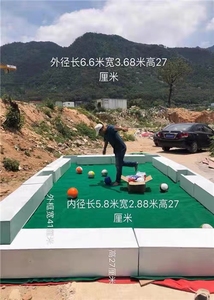 Juego de Futbolín y Billar a Gran Escala, Diseño de Pie Humano en Madera Hecha a Mano, para Uso Doméstico o Comercial - Product Image 5