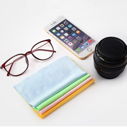 Пользовательская салфетка из микрофибры для чистки очков солнцезащитных очков