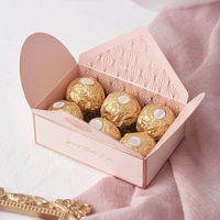 FAVORCRAFTS Boîte personnalisée de luxe style enveloppe, mini-boîte en papier avec sceau de cire, pour bonbons, cadeaux de mariage, aliments, finition mate haut de gamme