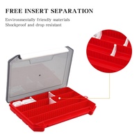 Nouvelle boîte de rangement transparente multifonctionnelle pour leurres et appâts, pour accessoires de pêche et boîte à pêche