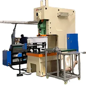 2022 Hot sale automatic aluminum foil food container making machine line,Hydraulic pressure feedar