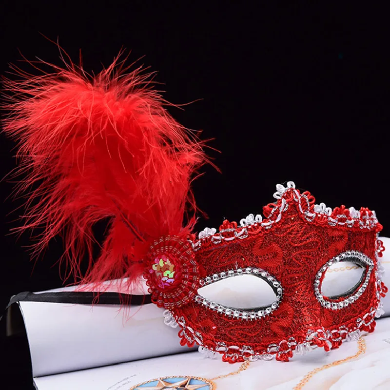 Luminous princess Butterfly rain silk mask Children's Day masquerade party costume half-face female mask party mask