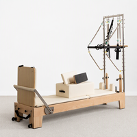 Machine de Pilates Cadillac multifonctionnelle en bois pour l'exercice corporel et l'utilisation en studio de Pilates, avec des bienfaits pour la santé