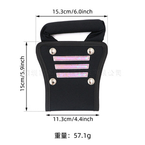 Asa desmontable para viajes internacionales, asa de equipaje de nailon resistente a la presión para evitar lesiones en las manos. - Product Image 4
