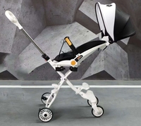 Poussette pliable en alliage d'aluminium anti-choc 2 en 1 pour bébé à vendre