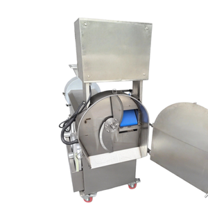 Đôi đầu trái cây rau <span class=keywords><strong>Slicer</strong></span> động cơ công suất lớn sử dụng thương mại cho nhà máy chế biến rau. Cắt phần sườn - Product Image 4