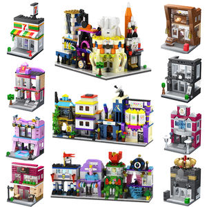 Partícula pequeña DIY City Street View Building Blocks Educativo ABS <span class=keywords><strong>Puzzle</strong></span> Juguetes de construcción para niños de 5 a 7 años - Product Image 4