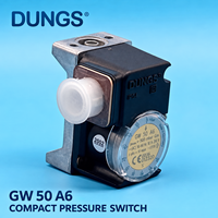 Pressostat gaz et air DUNGS GW150A6, plage 5 à 150 Mbar, protection IP54 pour la sécurité de la combustion, contrôle des brûleurs, systèmes CVC