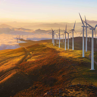 Éolienne à axe horizontal à commande électrique 10 kW, 30 kW, 50 kW, 100 kW, 200 kW, 1 MW, 3 MW, 5 MW, 10 MW
