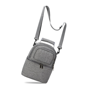Große Kapazität Multifunktionale Muttermilch-Aufbewahrungstasche Thermotasche für Mutterpflege Babyflaschen-Kühltasche mit Logo - Product Image 6