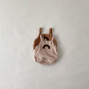 2025 वसंत बेबी बॉडीसूट कॉर्डरॉय लड़कियों के कपड़े इंद्रधनुष टॉडलर लड़कियों एक टुकड़ा लड़कों को जम्पसूट - Product Image 2