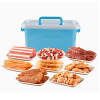 RUNLI Machine de remplissage rotative automatique pour blocs de poulet, bâtonnets de fromage, blocs de mozzarella et sachets préformés, haute productivité