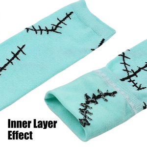 Halloween Polyester Fingerlose Strickhandschuhe & Socken Herbst Unisex Rollenspiel <span class=keywords><strong>COS</strong></span> Kostüm Zubehör Set - Product Image 4