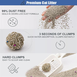 Arena para Gatos de Bentonita Aglomerante Instantánea Premium, Libre de Polvo, con Control de Olores y Características Ecológicas - Product Image 2