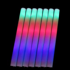 Bâton lumineux LED RGB blanc en mousse colorée avec base ABS – Portable, multi-modes clignotants, style anime, pour <span class=keywords><strong>anniversaire</strong></span>, mariage, festival de musique, fête - Product Image 5