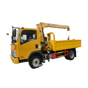 Mini-grue hydraulique Mobile pour camion, 4x4, prix de 2 tonnes, 3,2 tonnes, nouveauté 2019