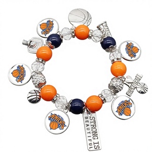Braccialetto con Ciondolo Oklahoma Thunder 2025, Bracciale Unisex con Charm del Campionato in Lega <span class=keywords><strong>di</strong></span> Zinco - Product Image 2