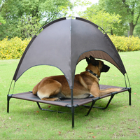 Tente de Camping Portable en plein air, lit de plage Durable 600D Oxford, lit pour animaux de compagnie, tente pour chien surélevée avec auvent