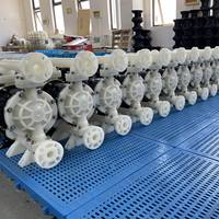 1/4 "1/2" 1 "1-1/2" 2 "3" pouces pleine pompe pneumatique pneumatique à membrane Double membrane en plastique