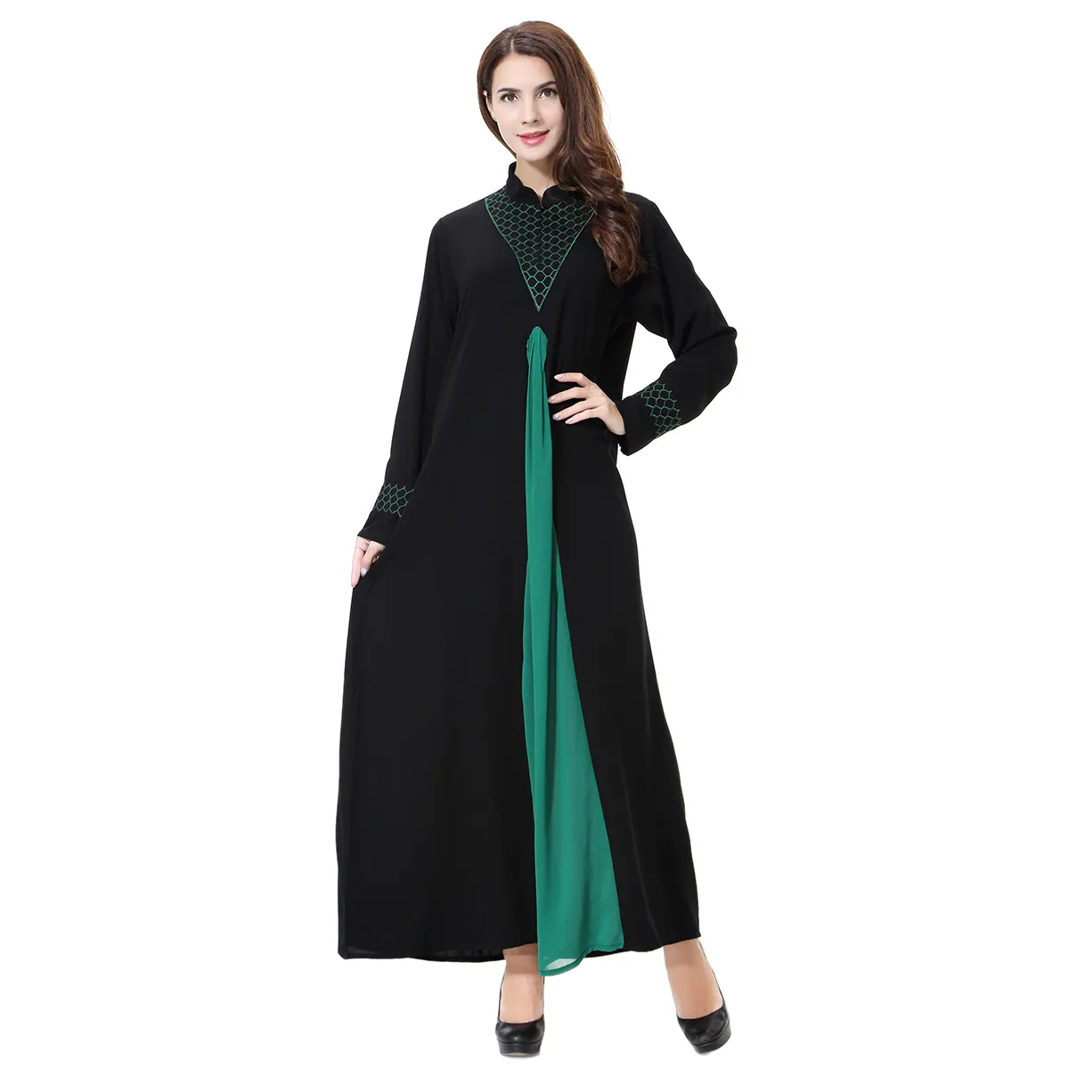 Robes habillées musulmanes Jilbab Kaftan abaya dubai vêtements islamiques pour femmes vente en gros