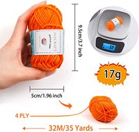 Hot Sale Twisted Acrylic Yarn Set With Crochet Tools Anti-Pilling and Strong Crochet Yarn Set for Knitting