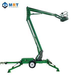 18M New Telescopic/khớp nối Boom Lift Diesel/xăng/AC Tow phía sau Cherry picker khớp nối Boom Lift để bán - Product Image 6