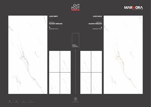 Premium Glossy Endless Statuario Porcelain Wall Floor Tiles 600x1200 | 24x48 Gran formato Elegante Durable Export Collection - Product Image 4