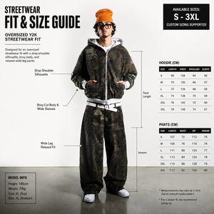 Felpa con Cappuccio Reversibile Personalizzata da Uomo, Giacca in Pile Pesante a Doppio Lato, Oversize Stile <span class=keywords><strong>Y2K</strong></span> Streetwear - Product Image 6